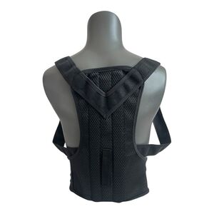 New Back Support Brace Unisex Black Posture Corrector Vest Back Supporter